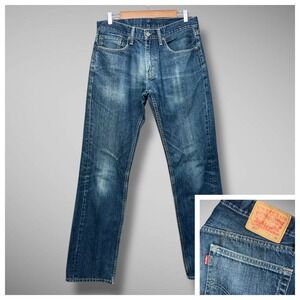 Levis Jeans Mens 32x36 Blue 559 Denim Pants Loose Straight Workwear Faded Dark‎